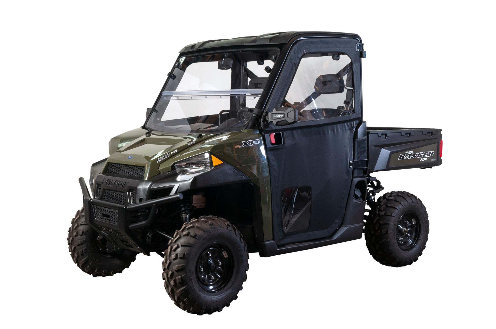 Seizmik UTV Framed Door Kit Compatible with Polaris Full Size Pro-Fit Ranger 900 XP, 570, 1000 XP 2013-2017 UTV Models | Polaris Door Kits | Cab Enclosure | Side by Side Accessories